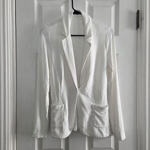 Majestic Fillatures Elegant White Women's Blazer